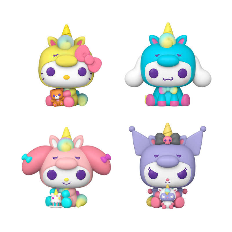 Pop! Hello Kitty (Unicorn Outfit) 4-Pack