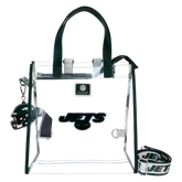 NFL New York Jets Clear Convertible Backpack & Tote Crossbody Stadium Bag