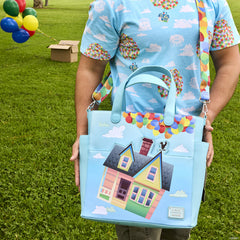 Up Balloon House Convertible Backpack & Tote Crossbody Bag