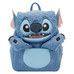 Stitch Plush Sherpa Cosplay Mini Backpack