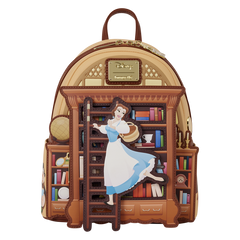 D23 Exclusive Beauty and the Beast Belle Book Shop Mini Backpack