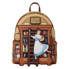 D23 Exclusive Beauty and the Beast Belle Book Shop Mini Backpack