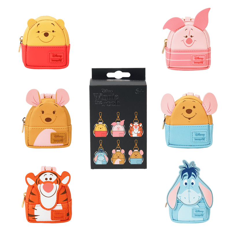 Winnie The Pooh & Friends Cosplay Mystery Mini Backpack Keychain Charm