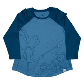 Pinocchio Blue Fairy Unisex Raglan Tee