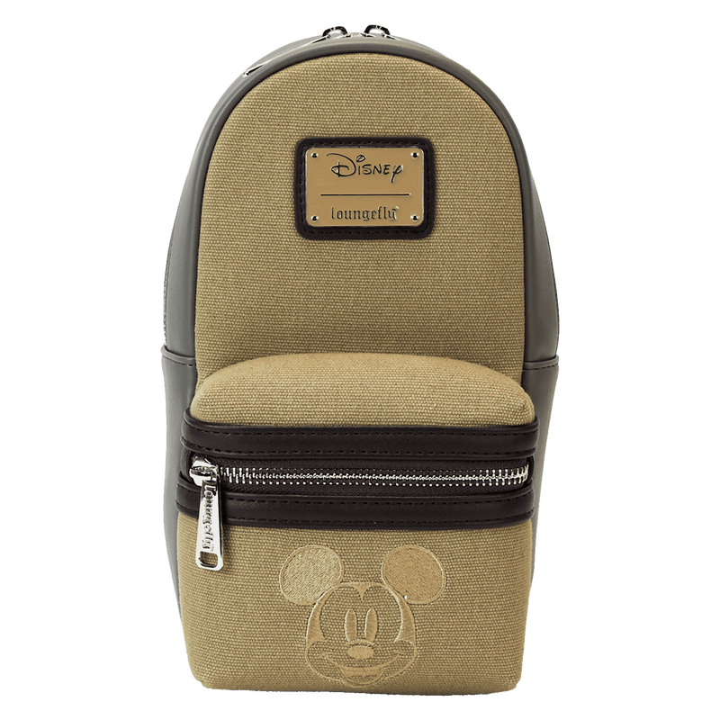 Mickey & Friends Canvas Drink Holder Crossbody Bag