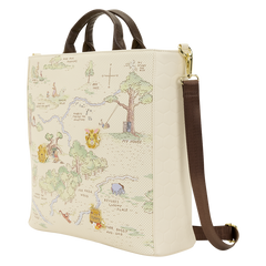 Winnie the Pooh Hundred Acre Wood Tote Pin Trader Crossbody Bag