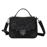 Mickey & Minnie Spiderweb & Bats Crossbody Bag