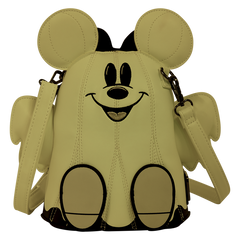 Mickey & Minnie Mouse Ghost Glow Figural Crossbody Bag