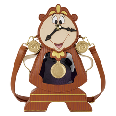 D23 Exclusive Beauty and the Beast Cogsworth Figural Crossbody Bag