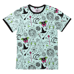 Wicked Elphaba & Glinda All-Over Print Unisex Tee