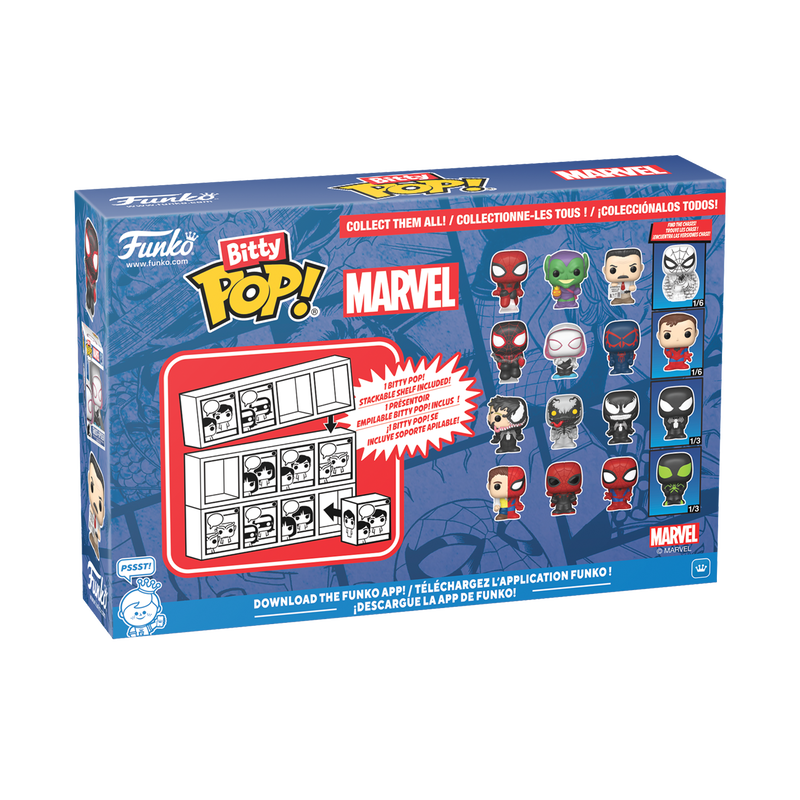 Bitty Pop! Spider-Man 4-Pack Series 3