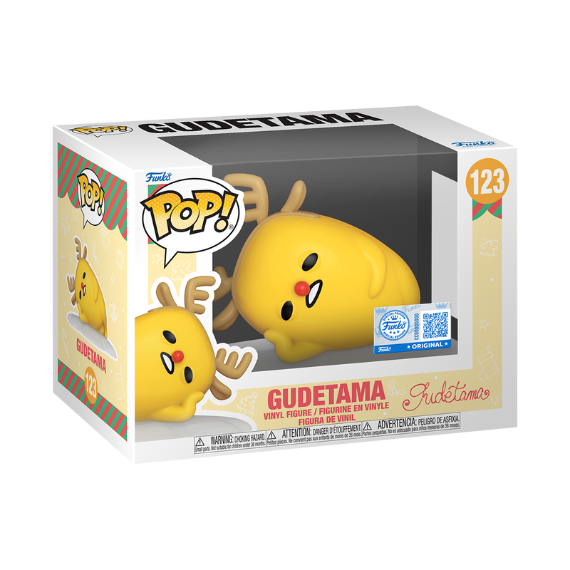 Pop! Gudetama (Reindeer Outfit)