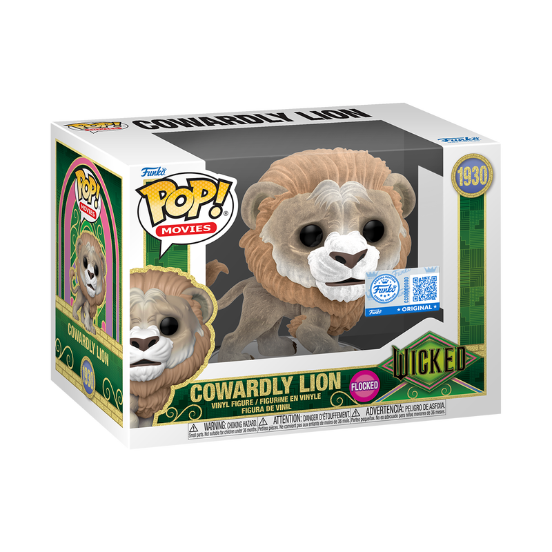 Pop! Cowardly Lion (Flocked)