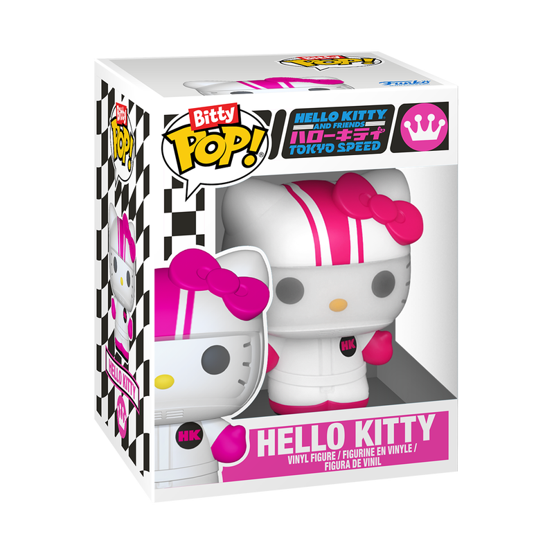 Bitty Pop! Rides Hello Kitty in Racecar