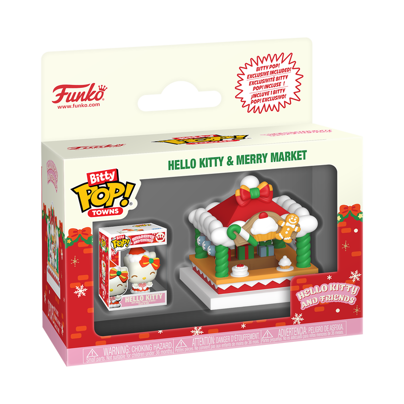 Bitty Pop! Towns Hello Kitty and Merry Market