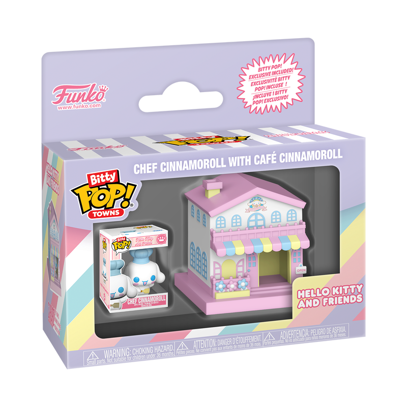 Bitty Pop! Towns Chef Cinnamoroll and Café Cinnamoroll