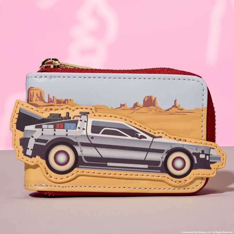 Back To The Future 40th Anniversary Time Machine Accordion Wallet