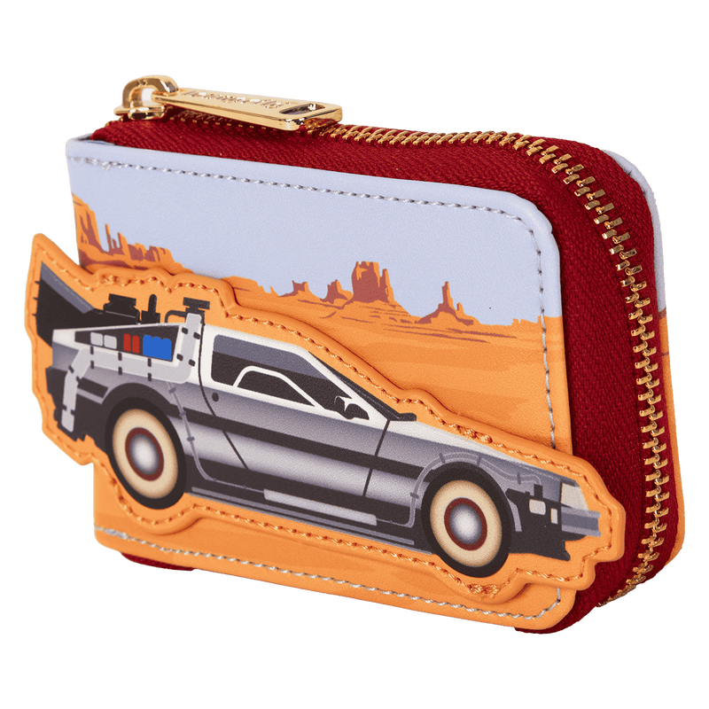 Back To The Future 40th Anniversary Time Machine Accordion Wallet
