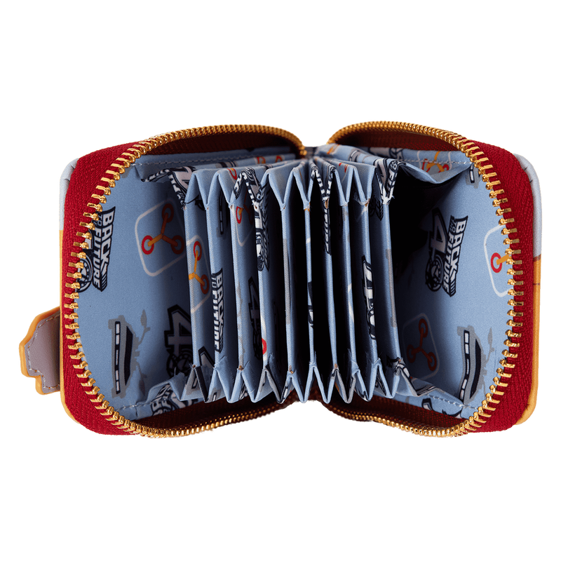 Back To The Future 40th Anniversary Time Machine Accordion Wallet