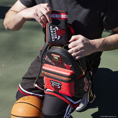 NBA Chicago Bulls Patch Icons Zip Around Wallet