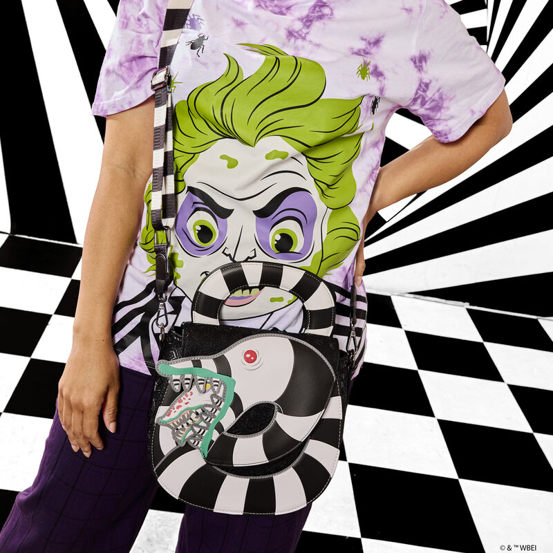 Beetlejuice Sandworm Crossbody Bag