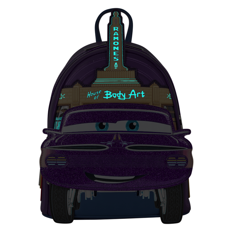 D23 Exclusive Cars Ramone Cosplay Glow Mini Backpack