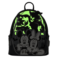 Mickey & Minnie Ghost Light-Up Glow Mini Backpack