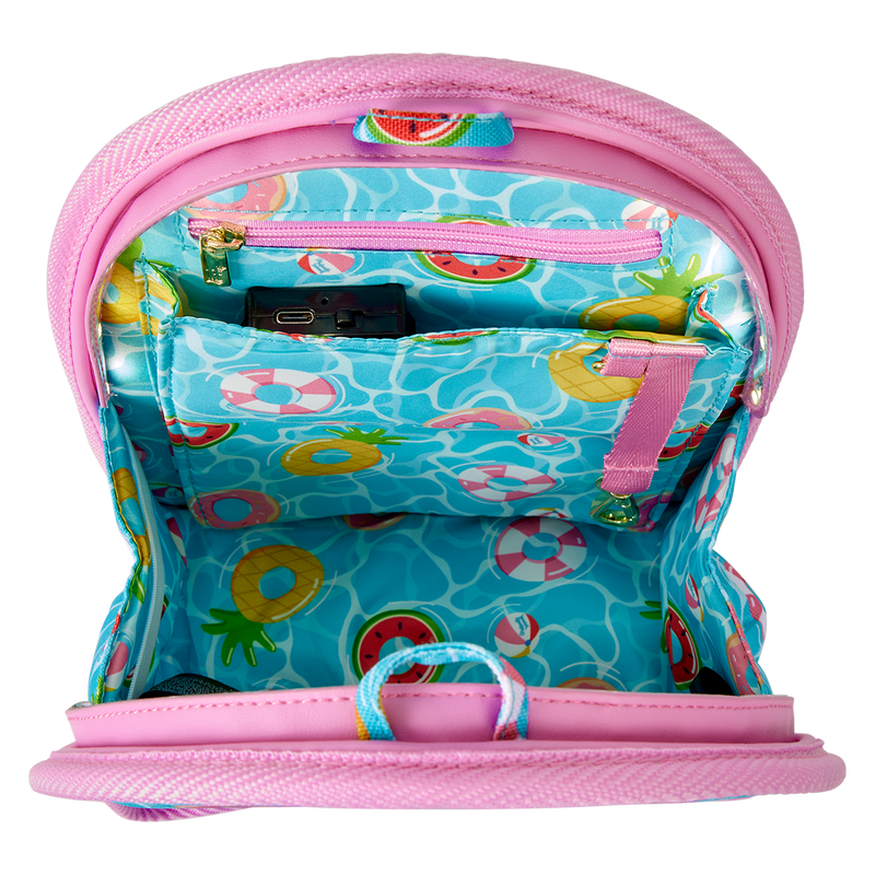 Loungefly Pool Day Light-Up Mini Backpack Bag Organizer Insert