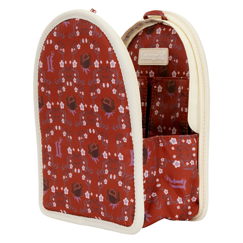 Loungefly Cream & Red Floral Light-Up Mini Backpack Bag Organizer Insert