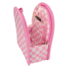 Loungefly Pink Checkered Light-Up Mini Backpack Bag Organizer Insert
