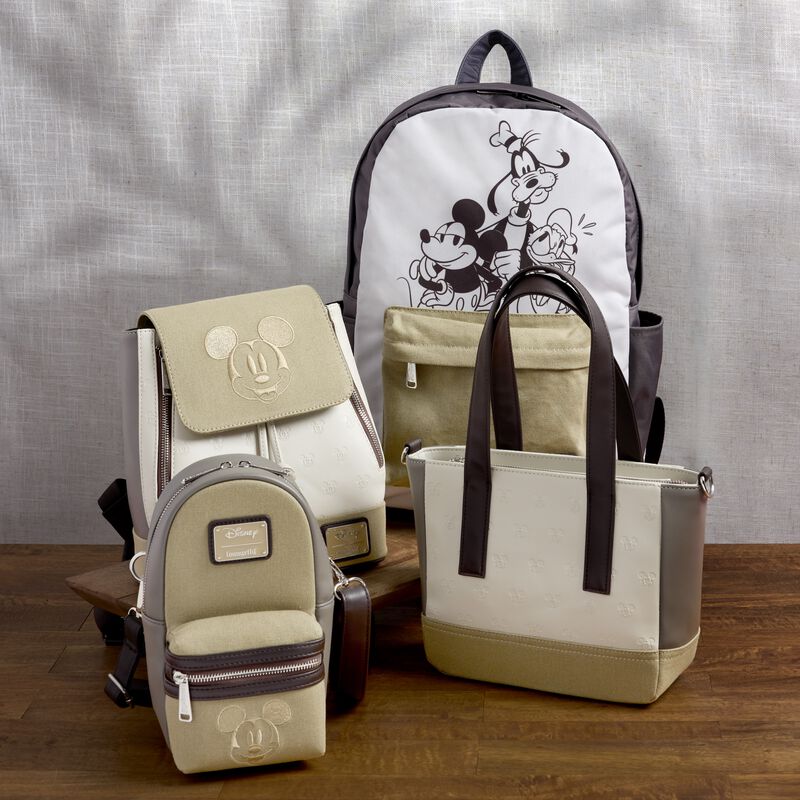 Mickey & Friends Canvas Drink Holder Crossbody Bag
