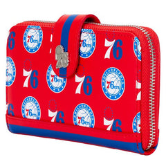NBA Philadelphia 76ers Logo Zip Around Wallet