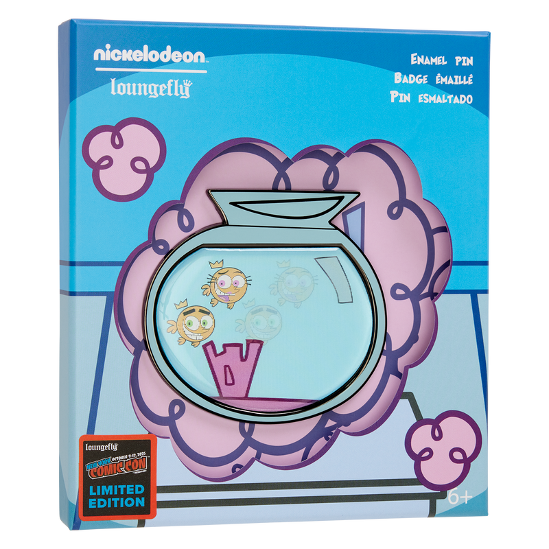 NYCC Limited Edition The Fairly OddParents Lenticular 3" Collector Box Pin