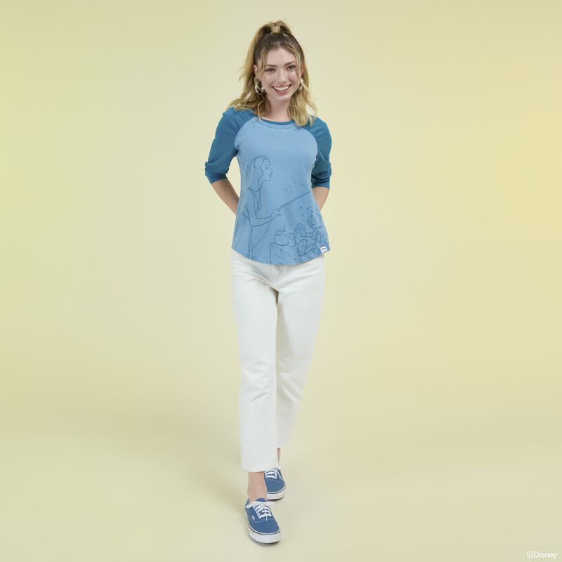 Pinocchio Blue Fairy Unisex Raglan Tee