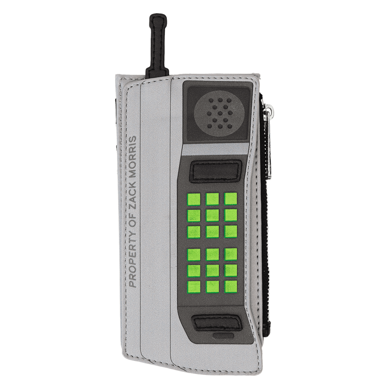Saved By The Bell Zack Morris Retro Cell Phone Glow Large Card Holder