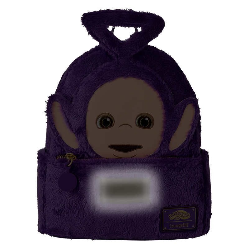 Teletubbies Tinky-Winky Plush Cosplay Light Up Mini Backpack