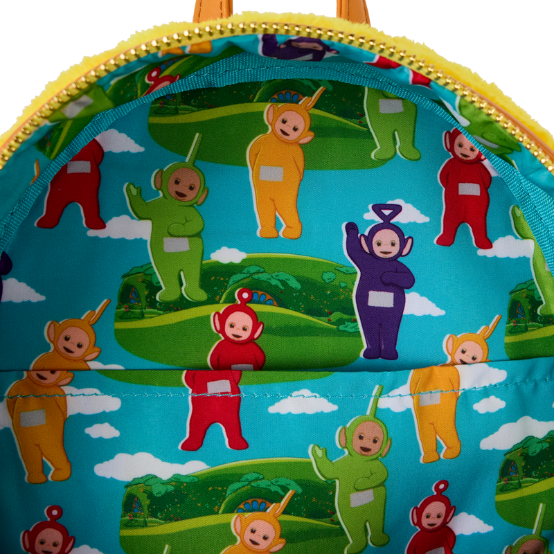 Teletubbies Laa-Laa Plush Cosplay Light Up Mini Backpack