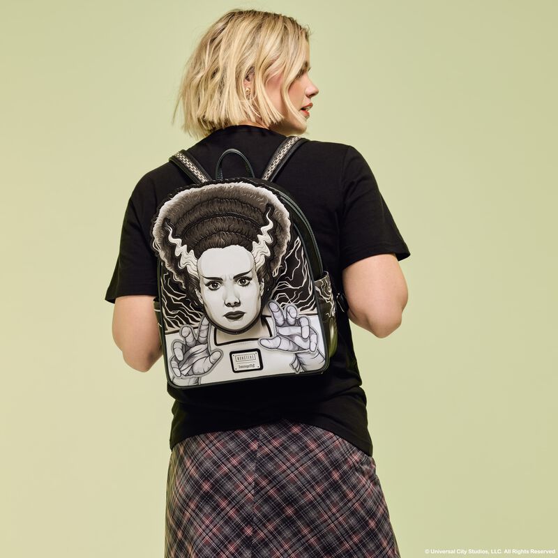 Universal Monsters Exclusive The Bride Of Frankenstein Glow Mini Backpack