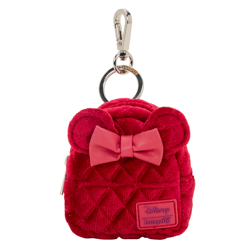 Minnie Mouse Glitter Mystery Mini Backpack Keychain Charm