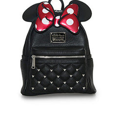 Minnie Mouse Classic Bow Quilted Texture Ear Mini Backpack