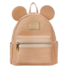 Mickey Mouse Woven Texture Mini Backpack