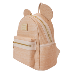 Mickey Mouse Woven Texture Mini Backpack