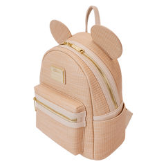 Mickey Mouse Woven Texture Mini Backpack