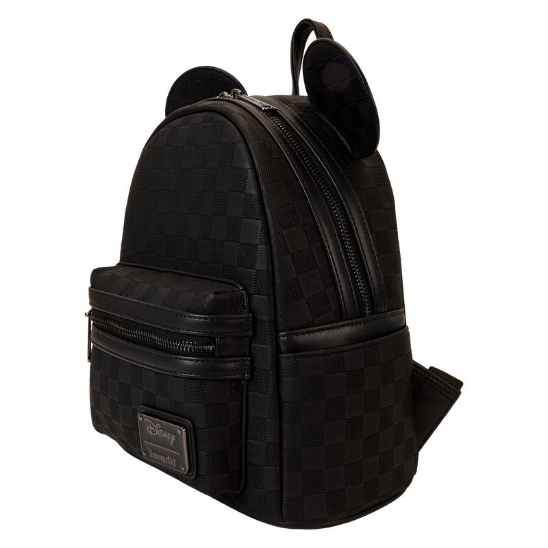 Mickey Mouse Checkered Texture Mini Backpack