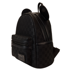 Mickey Mouse Checkered Texture Mini Backpack