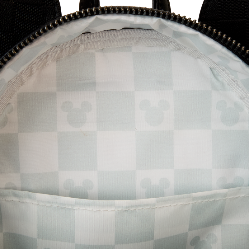 Mickey Mouse Checkered Texture Mini Backpack