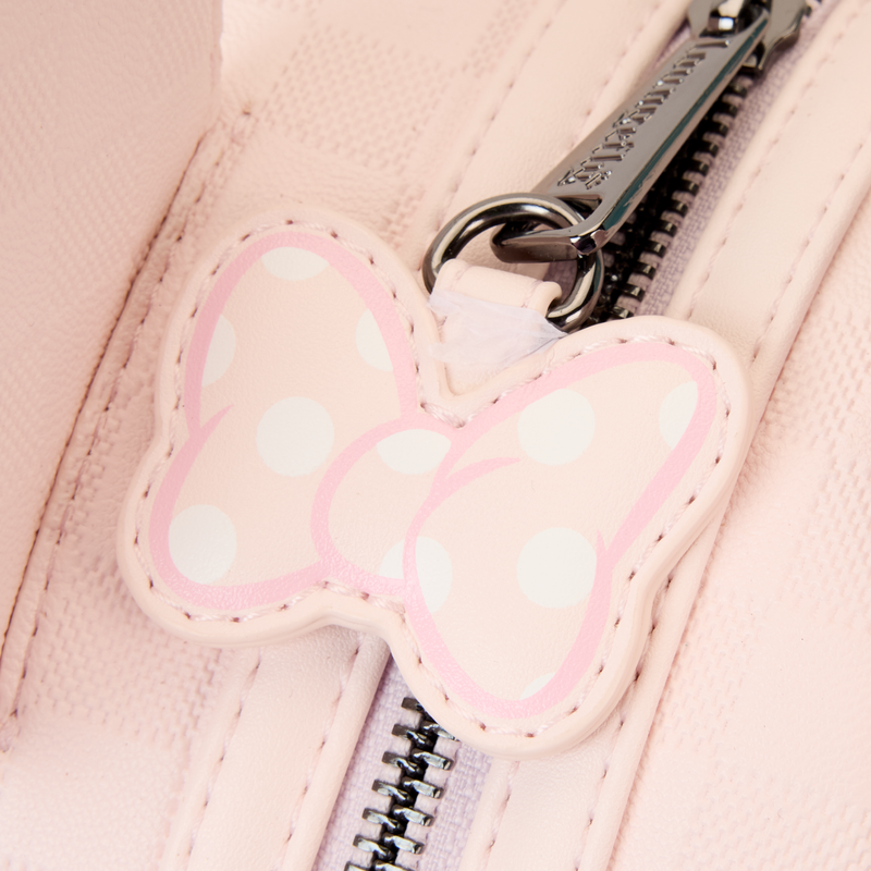 Minnie Mouse Checkered Texture Mini Backpack