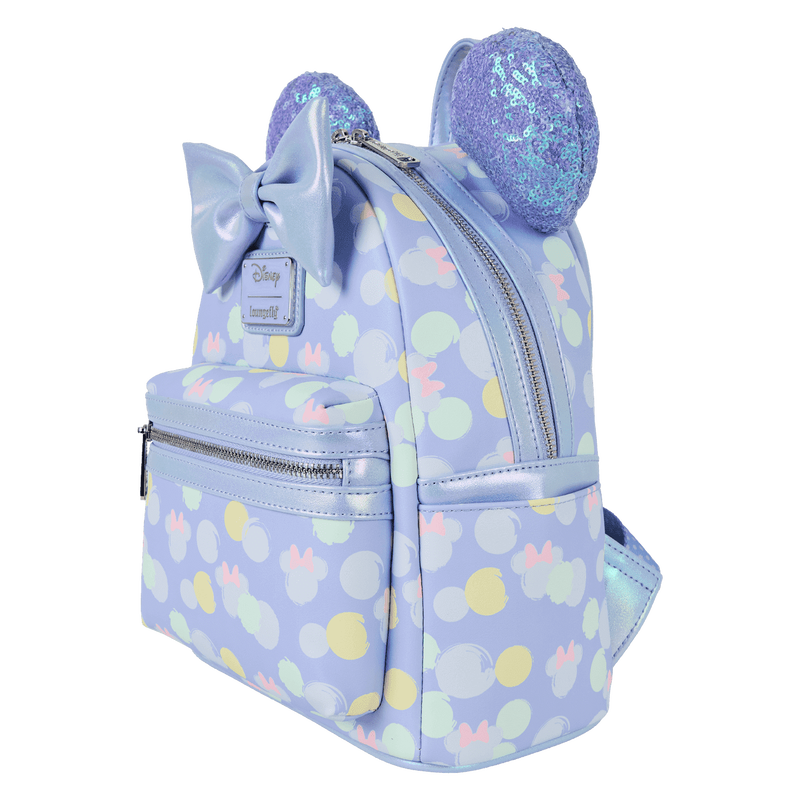 Minnie Mouse Exclusive Iridescent All-Over Print Sequin Ear Mini Backpack