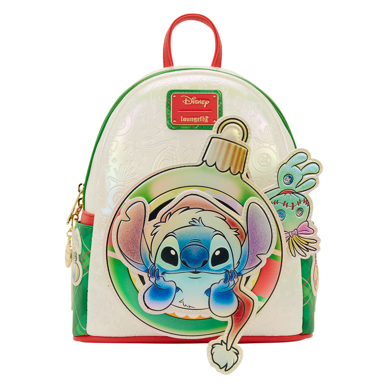 Stitch & Scrump Iridescent Holiday Ornament Mini Backpack