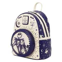 The Nightmare Before Christmas Jack Skellington & Sally Night Sky Mini Backpack